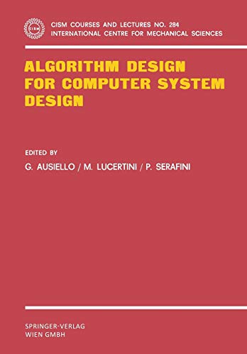Stock image for Algorithm Design for Computer System Design for sale by Chiron Media