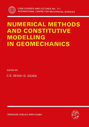 Beispielbild fr Numerical Methods and Constitutive Modelling in Geomechanics zum Verkauf von Buchpark