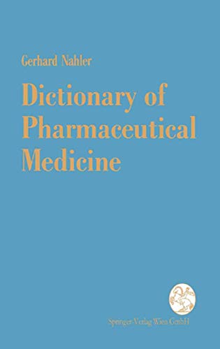 9783211825570: Dictionary of Pharmaceutical Medicine