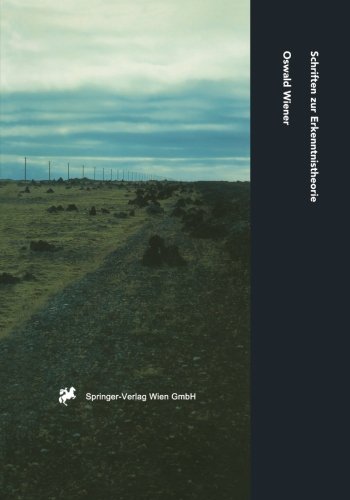 Schriften zur Erkenntnistheorie (Computerkultur, Band 10) [Paperback] Wiener, Oswald - Oswald Wiener