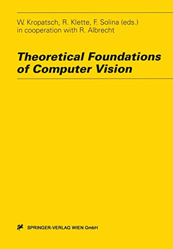 9783211827307: Theoretical Foundations of Computer Vision: Computing Supplement 11