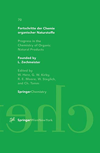 Imagen de archivo de Progress in the Chemistry of Organic Natural Products / Fortschritte Der Chemie Organischer Naturstoffe Volume 70 a la venta por The Book Exchange