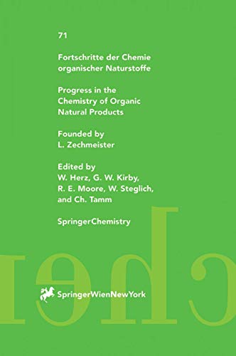 Stock image for Progress in the Chemistry of Organic Natural Products / Fortschritte Der Chemie Organischer Naturstoffe Volume 71 for sale by The Book Exchange