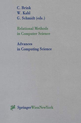 Stock image for Relational Methods in Computer Science for sale by Kennys Bookshop and Art Galleries Ltd.