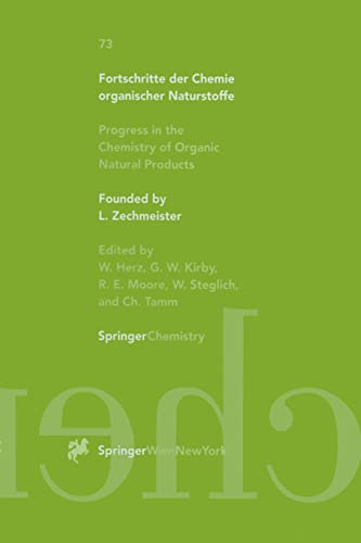 Stock image for Progress in the Chemistry of Organic Natural Products / Fortschritte Der Chemie Organischer Naturstoffe Volume 73 for sale by The Book Exchange