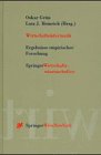 9783211830321: Wirtschaftsinformatik: Ergebnisse Empirischer Forschung