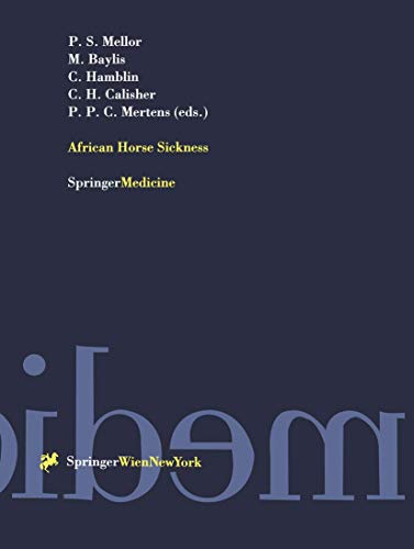 9783211831328: African Horse Sickness (Archives of Virology. Supplementa): 14
