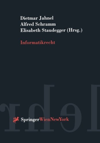 9783211832790: Informatikrecht (Springers Kurzlehrbcher der Rechtswissenschaft)