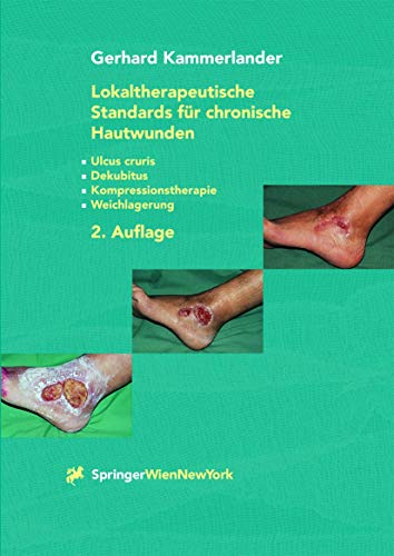 Lokaltherapeutische Standards für chronische Hautwunden. Ulcus cruris - Dekubitus - Kompressionstherapie - Weichlagerung Wundproliferation Wunden Produkte Dekubitus Thrombose Ulcus cruris Varizen Wundheilung Ödem Varizen Wundheilung chronische Hautwunden Medizin Pflege Gerhard Kammerlander chronische Hautwunden neueste Erkenntnissen der Wundheilungsdynamik Physiologie der Wundproliferation Einbeziehung von Co-Faktoren wie Psyche, Ernährung, Alter, Gesamtzustand Behandlungsformen chronischer Wunden von der ausschliesslich trockenen zur feuchten Wundbehandlung Verschiedenheit chronischer Wunden Abklärung von metabolischer, vaskulärer und maligner Ursachen Anwendung lokaltherapeutischer Massnahmen Pathophysiologie Forschung Therapie therapeutische Konzepte für die Behandlung Wundstadieneinteilung Wundversorgungsmöglichkeiten Generelle Pflegeplanung und Psyche - Ulcus cruris - Anatomie und Funktion des Venensystems der Beine Varizen Krampfadern - Mögliche Varizenfolgen - Varizentypen - Pat - Gerhard Kammerlander