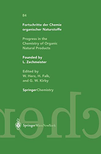Imagen de archivo de Progress in the Chemistry of Organic Natural Products/Fortschritte der Chemie organischer Naturstoffe a la venta por Books Puddle