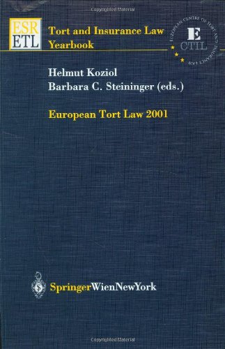 Beispielbild fr European Tort Law 2001 zum Verkauf von Basi6 International