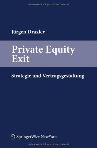 9783211996881: Private Equity Exit: Strategie Und Vertragsgestaltung