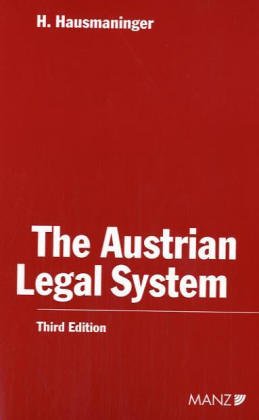 9783214002893: Title: The Austrian Legal System