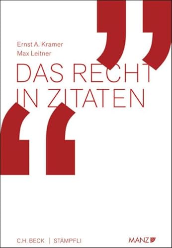 Stock image for Das Recht in Zitaten for sale by Norbert Kretschmann