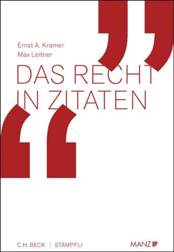 Stock image for Das Recht in Zitaten for sale by Norbert Kretschmann
