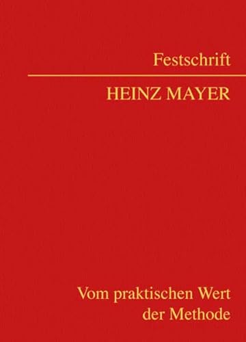 9783214006990: Vom praktischen Wert der Methode