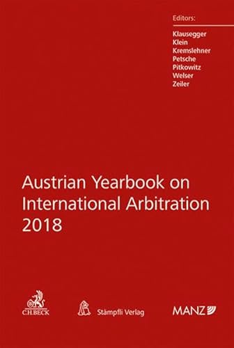 Stock image for Austrian Yearbook on International Arbitration 2018 for sale by Buchpark