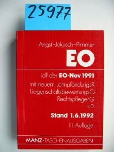 Exekutionsordnung: Samt EGEO und Nebengesetzen (Manz Taschenausgaben) (German Edition) (9783214027513) by Austria