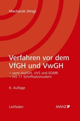 Verfahren vor dem VfGH und vor dem VwGH (f. Österreich) - Rudolf Machacek