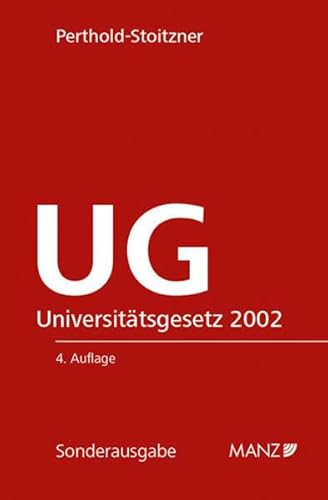 Stock image for Universittsgesetz 2002 - UG (Manzsche Sonder-Gesetzausgaben) for sale by medimops