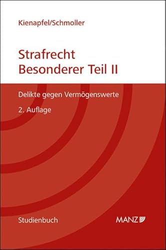 9783214105716: Kienapfel, D: Studienbuch Strafrecht - Besonderer Teil II