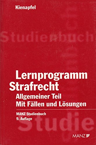 Stock image for Lernprogramm Strafrecht Allgemeiner Teil (f. sterreich) for sale by medimops