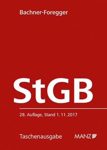 Strafgesetzbuch StGB (Manz Taschenausgaben (MTA)) - Unknown Author