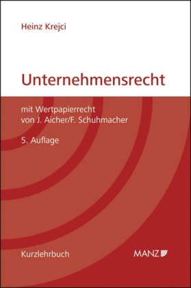 Beispielbild fr Krejci, H: Unternehmensrecht zum Verkauf von medimops