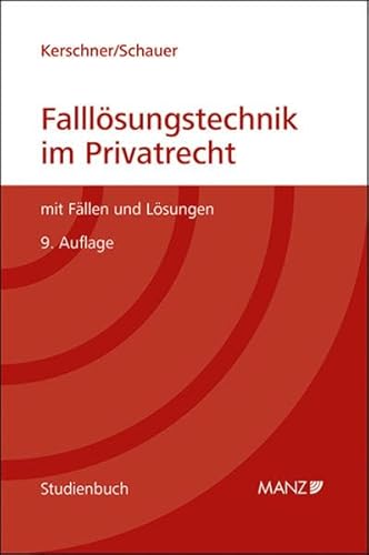 Stock image for Falllsungstechnik im Privatrecht Mit Fllen und Lsungen (Studienbuch) for sale by medimops