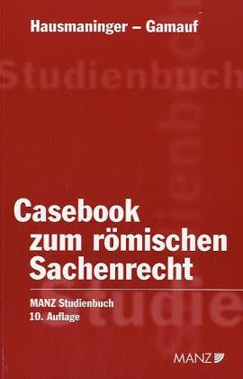 Beispielbild fr Casebook zum rmischen Sachenrecht zum Verkauf von medimops