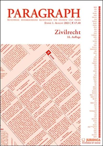 Beispielbild fr Paragraph - Zivilrecht: 16. Auflage (Edition Juridica) zum Verkauf von medimops