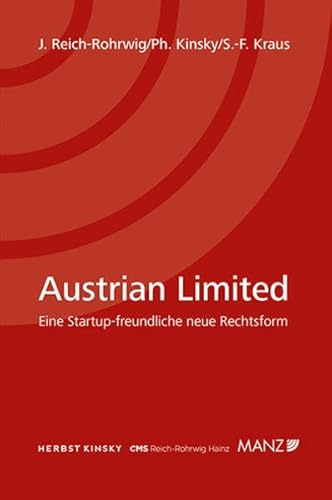 9783214162276: Austrian Limited Eine startupfreundliche neue Rechtsform