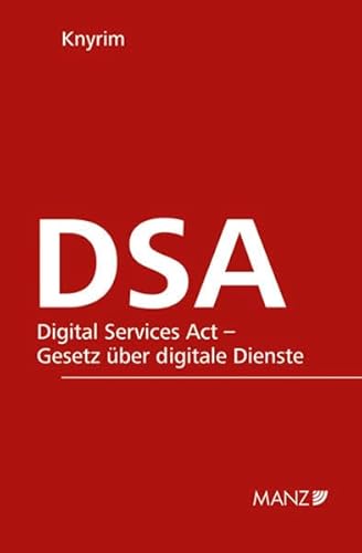 9783214255541: DSA - Digital Services Act