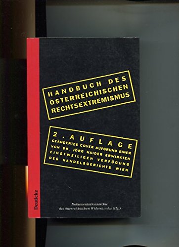 Beispielbild fr Handbuch des sterreichischen Rechtsextremismus zum Verkauf von DI Barbara Oswald