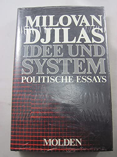 Stock image for Idee und System. Politische Essays for sale by Hylaila - Online-Antiquariat