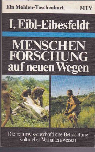 Beispielbild fr Menschenforschung auf neuen Wegen zum Verkauf von Antiquariat Armebooks