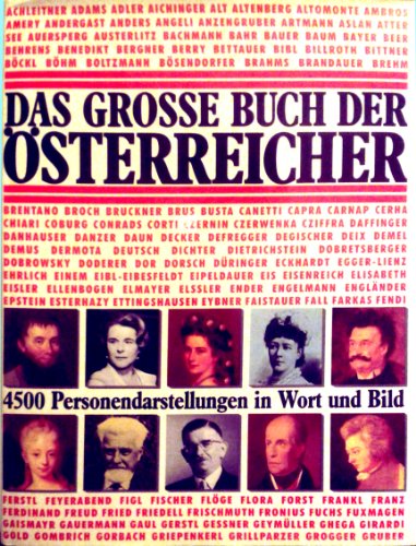 Das große Buch der Österreicher. 4500 Personendarstellungen in Wort und Bild - Kleindel, Walter