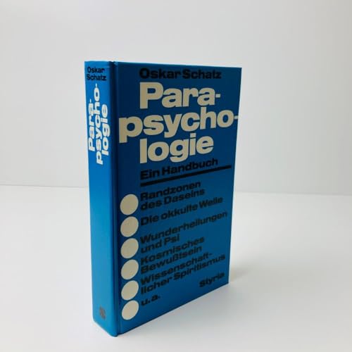 Stock image for Parapsychologie. for sale by Antiquariat Bookfarm