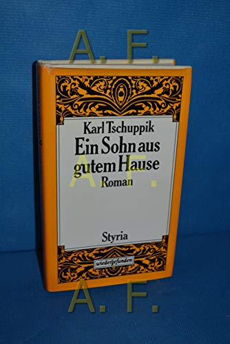 9783222110528: Ein Sohn aus gutem Haus: Roman (Wiedergefunden)