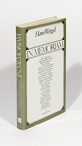 In memoriam: [Kurt Absolon, Ingeborg Bachmann ...] (German Edition) (9783222111662) by Weigel, Hans