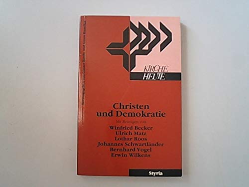 Beispielbild fr Christen und Demokratie zum Verkauf von Versandantiquariat Felix Mcke