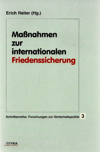 9783222126192: Massnahmen zur internationalen Friedenssicherung