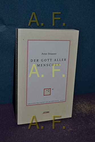 Stock image for Der Gott aller Menschen. Eine philosophische Grenzberschreitung for sale by medimops
