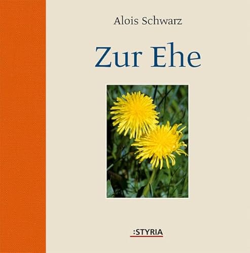 Zur Ehe (9783222132025) by Alois Schwarz