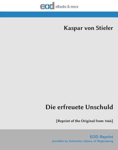 9783226002140: Die erfreuete Unschuld (German Edition)