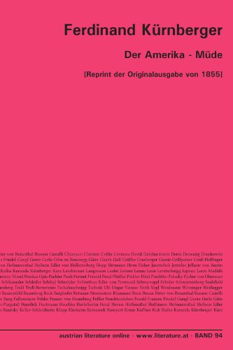 Beispielbild fr Der Amerika - Mde: [Reprint der Originalausgabe von 1855] zum Verkauf von Buchpark