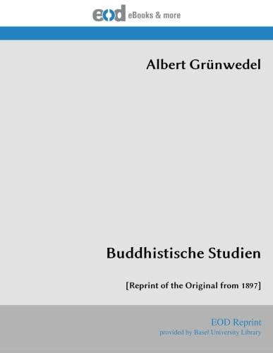 9783226015959: Buddhistische Studien: [Reprint of the Original from 1897]