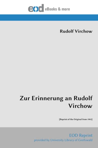 Beispielbild fr Zur Erinnerung an Rudolf Virchow: zum Verkauf von medimops