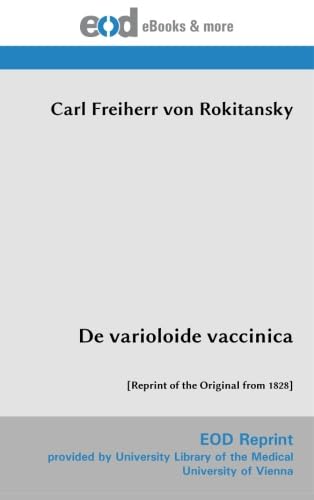 Beispielbild fr De varioloide vaccinica: [Reprint of the Original from 1828] zum Verkauf von Revaluation Books