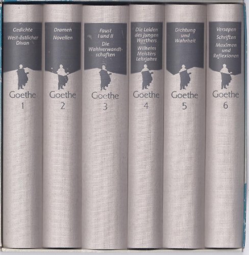 Goethe Werke Jubiläumsausgabe 6 Bände